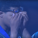 Punk putting his head in his hands after receiving his second-place medal in Street Fighter V at Evo 2017 (via YouTube)